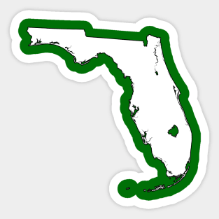 State of Florida by Basement Mastermind Sticker